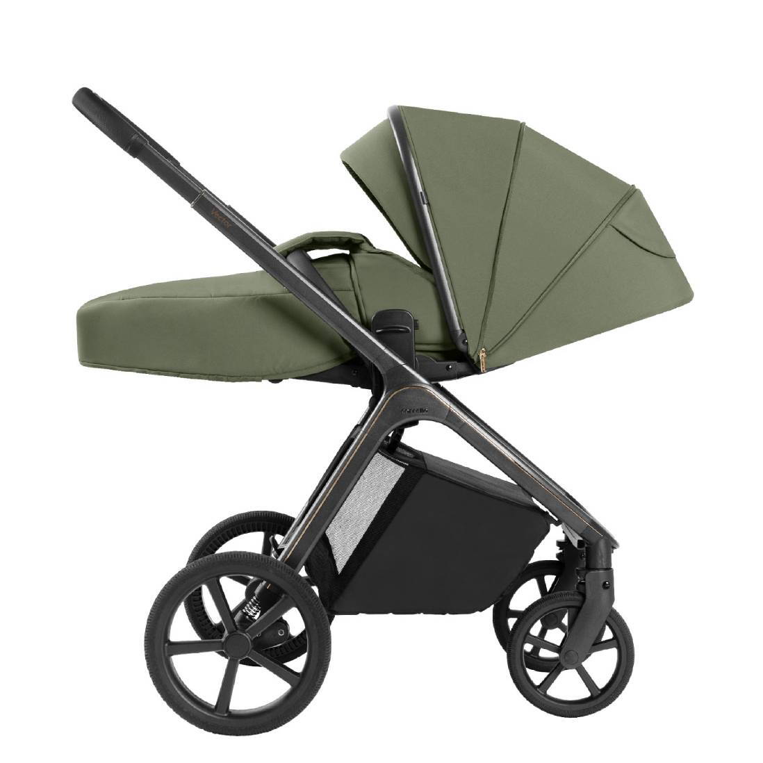 Коляска 2 в 1 Vector plus Carrello, зелена прогулянка чохол