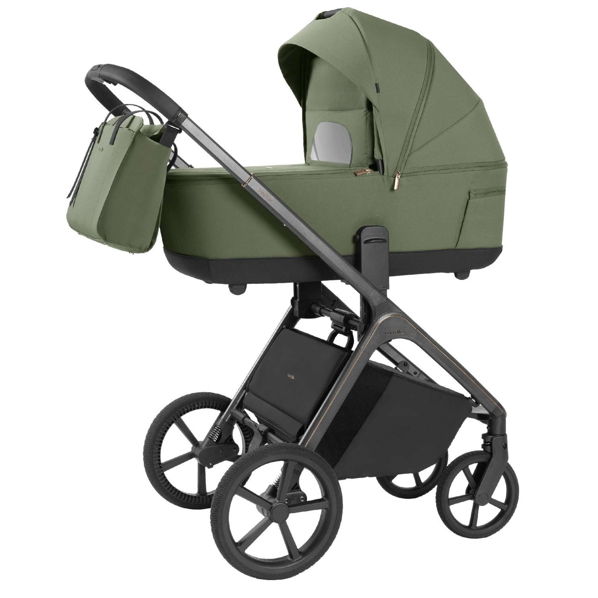 Коляска 2 в 1 Vector plus Carrello, зелена