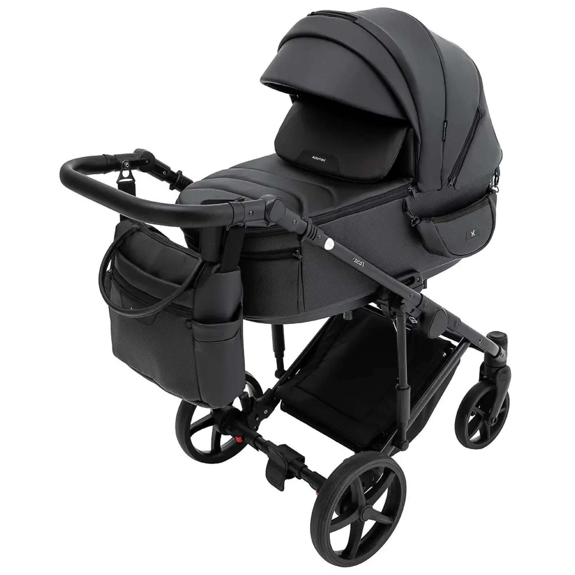 Коляска 2 в 1 Zico Eco Adamex, чорна