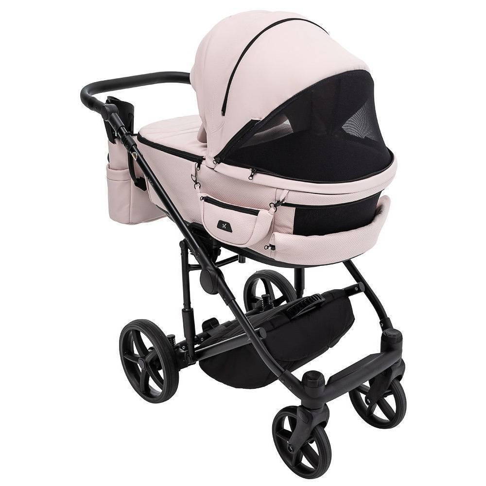 Коляска 2 в 1 Zico Eco Adamex, розовая спереди