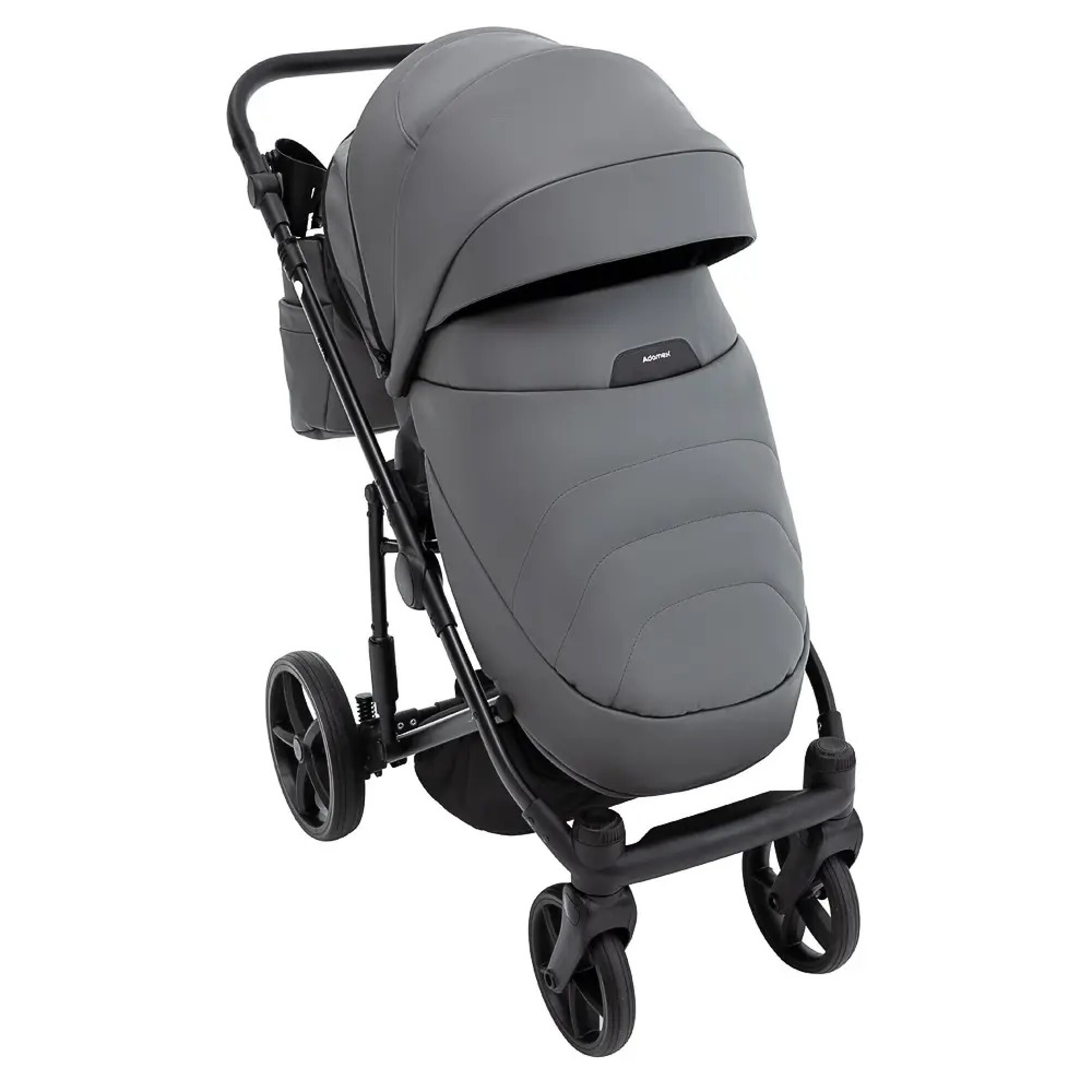 Коляска 2 в 1 Zico Eco Adamex, сіра захист