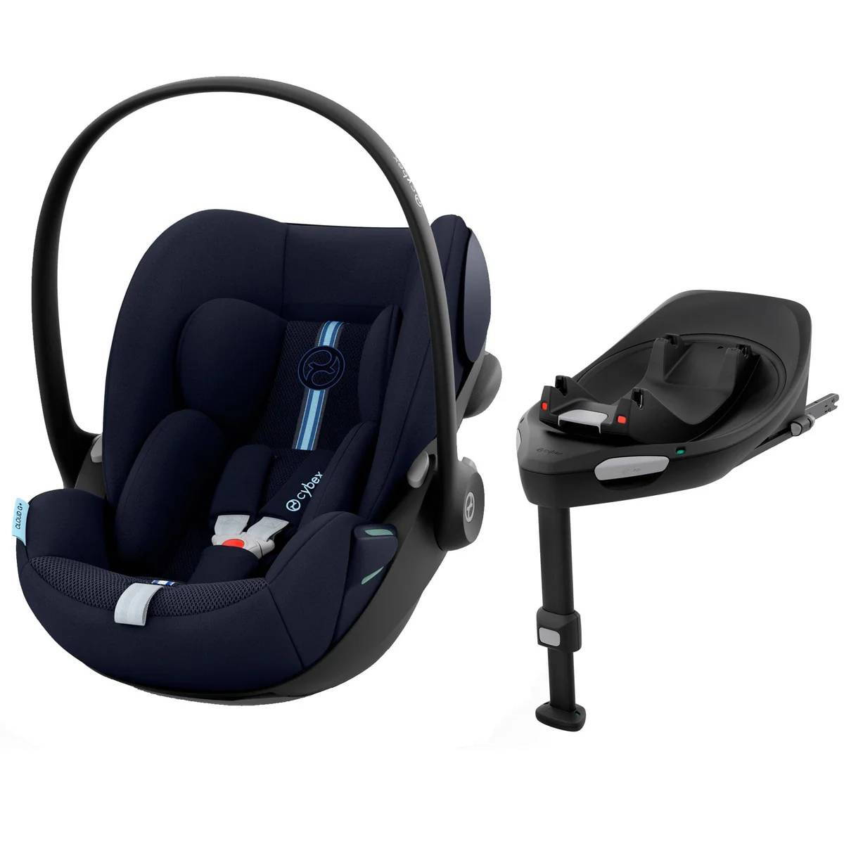 Автокрісло Cybex Cloud G Plus i-Size група 0+(45-87 см), синє база бік