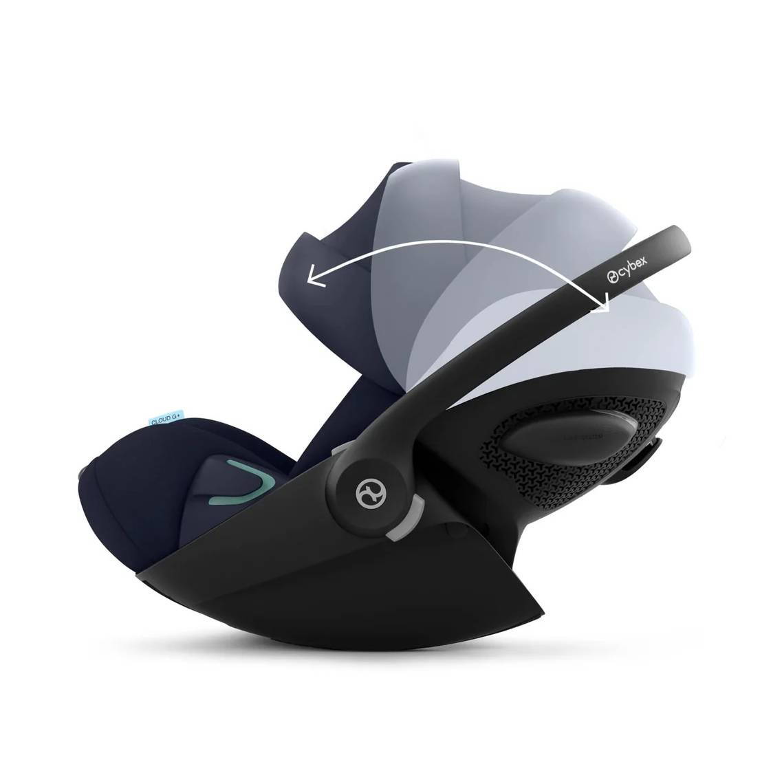 Автокрісло Cybex Cloud G Plus i-Size група 0+(45-87 см), синє капюшон