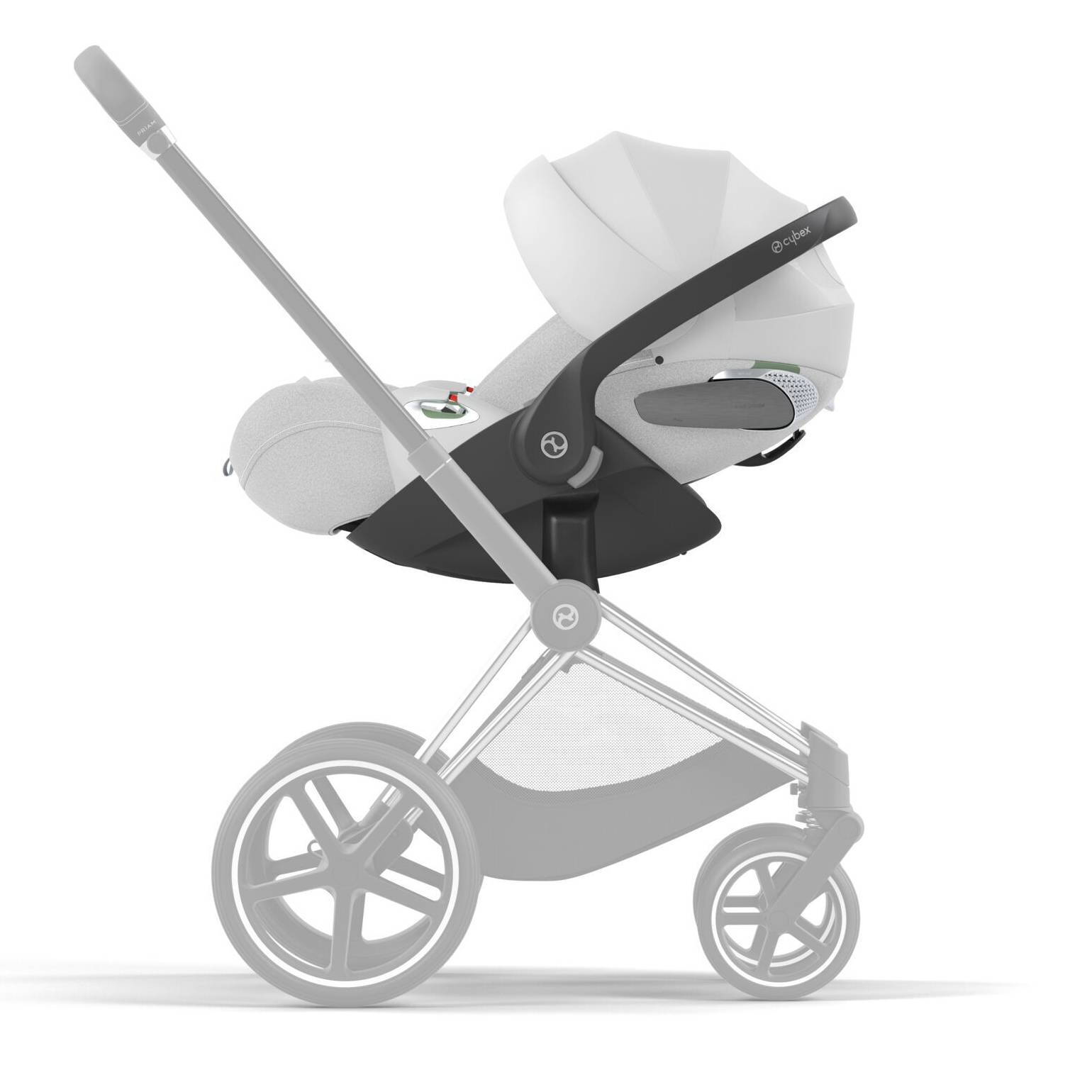 Автокрісло Cybex Cloud T Plus i-Size група 0+(45-87 см), біле шасі