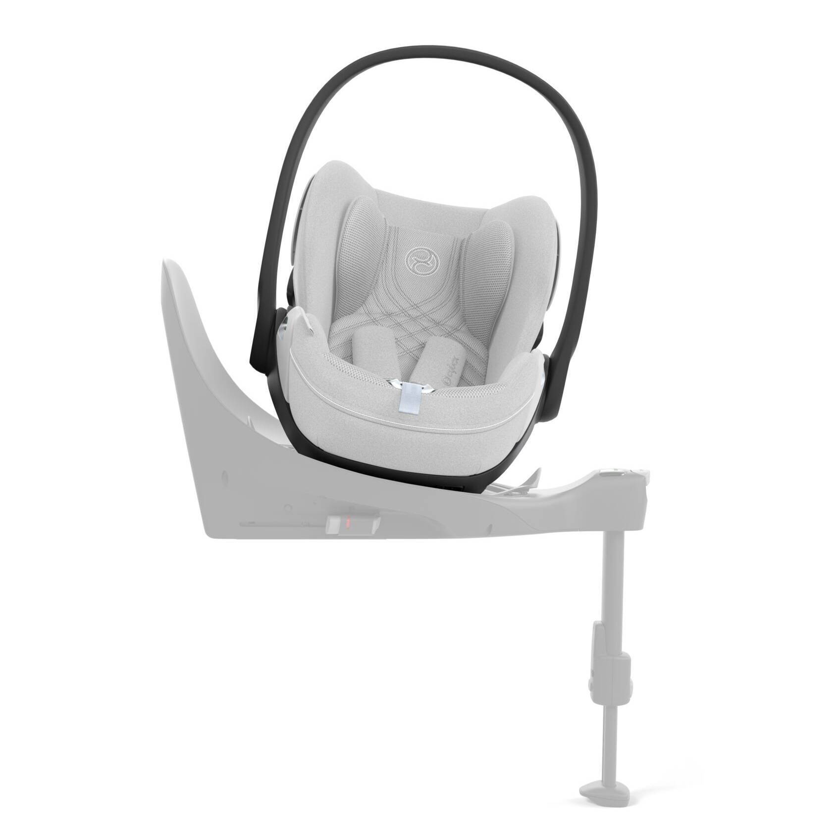 Автокрісло Cybex Cloud T Plus i-Size група 0+(45-87 см), біле стійка опція