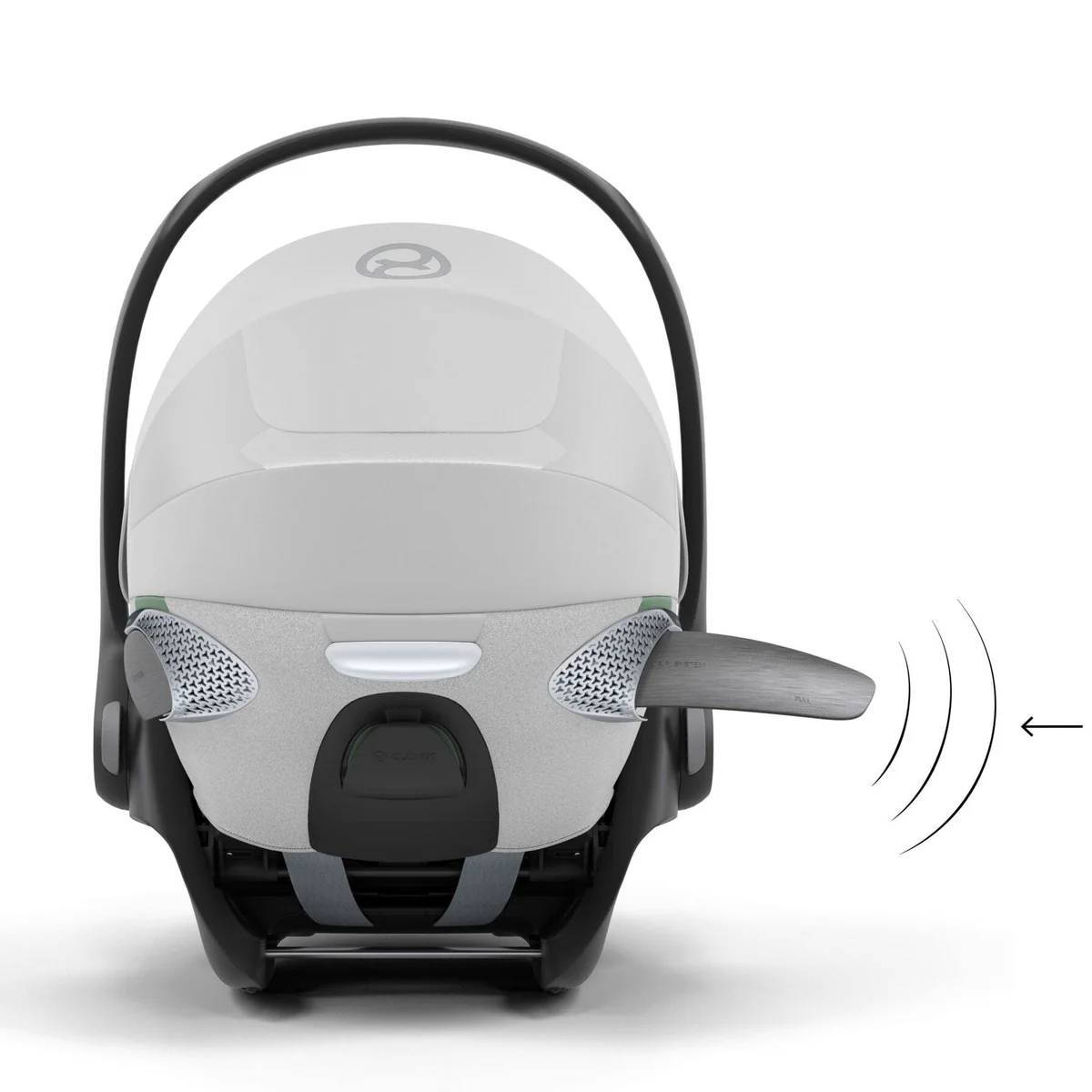 Автокрісло Cybex Cloud T Plus i-Size група 0+(45-87 см), біле захист
