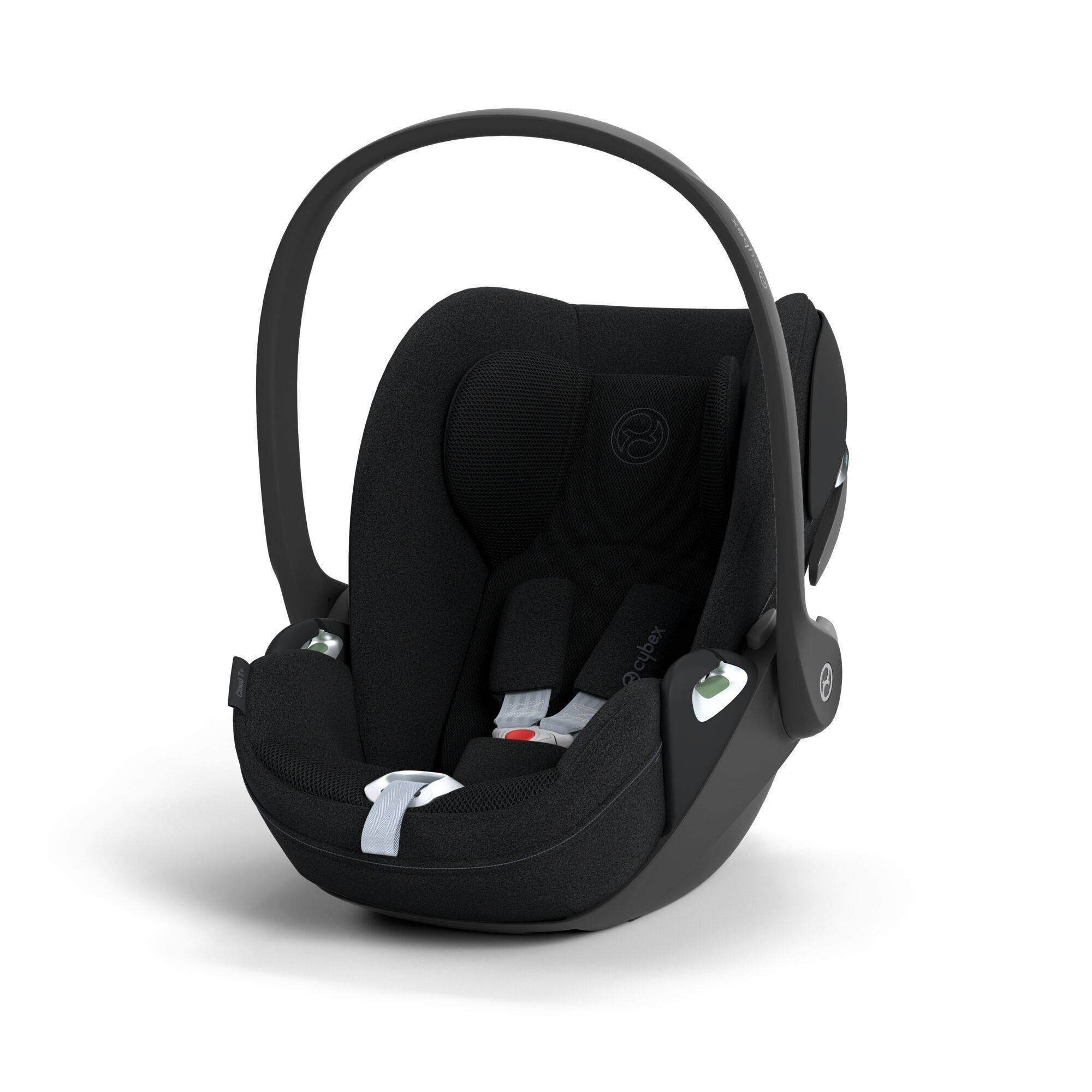 Автокрісло Cybex Cloud T Plus i-Size група 0+(45-87 см), чорне перед