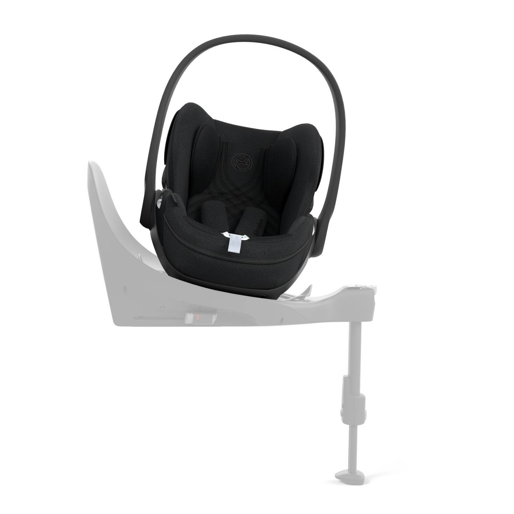 Автокрісло Cybex Cloud T Plus i-Size група 0+(45-87 см), чорне стійка