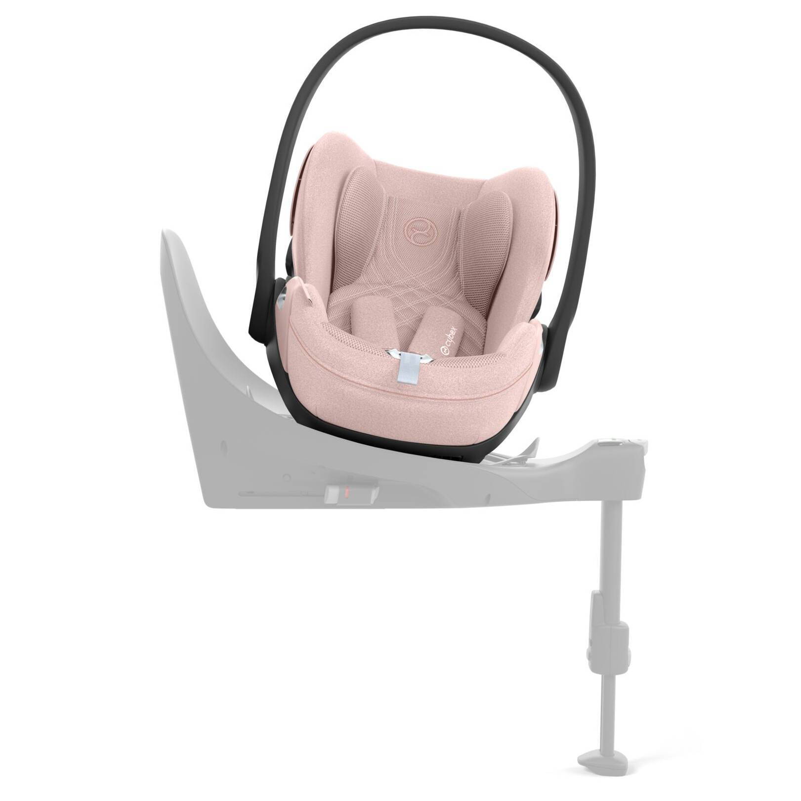 Автокрісло Cybex Cloud T Plus i-Size група 0+(45-87 см), рожеве база