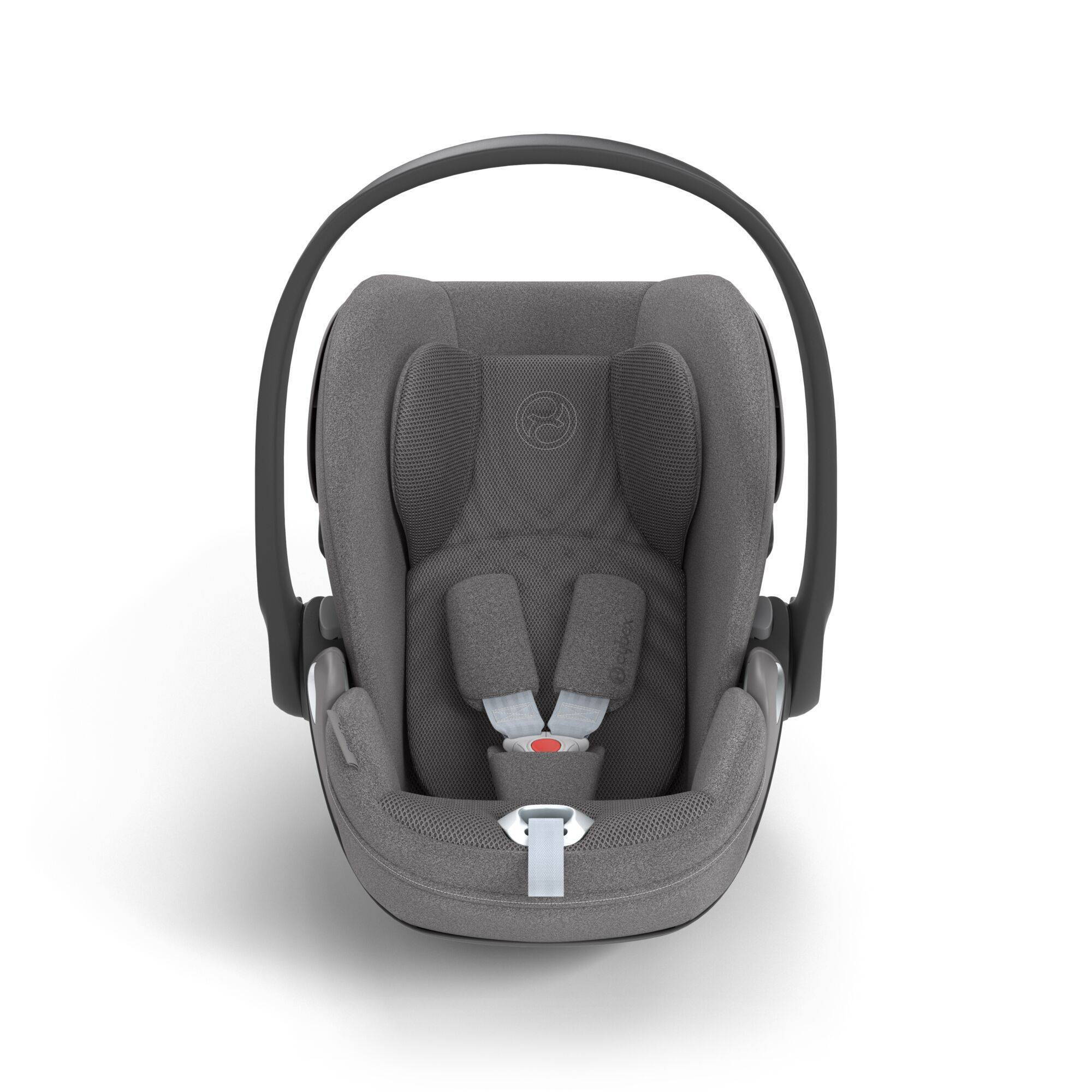 Автокрісло Cybex Cloud T Plus i-Size група 0+(45-87 см), сіре ремені