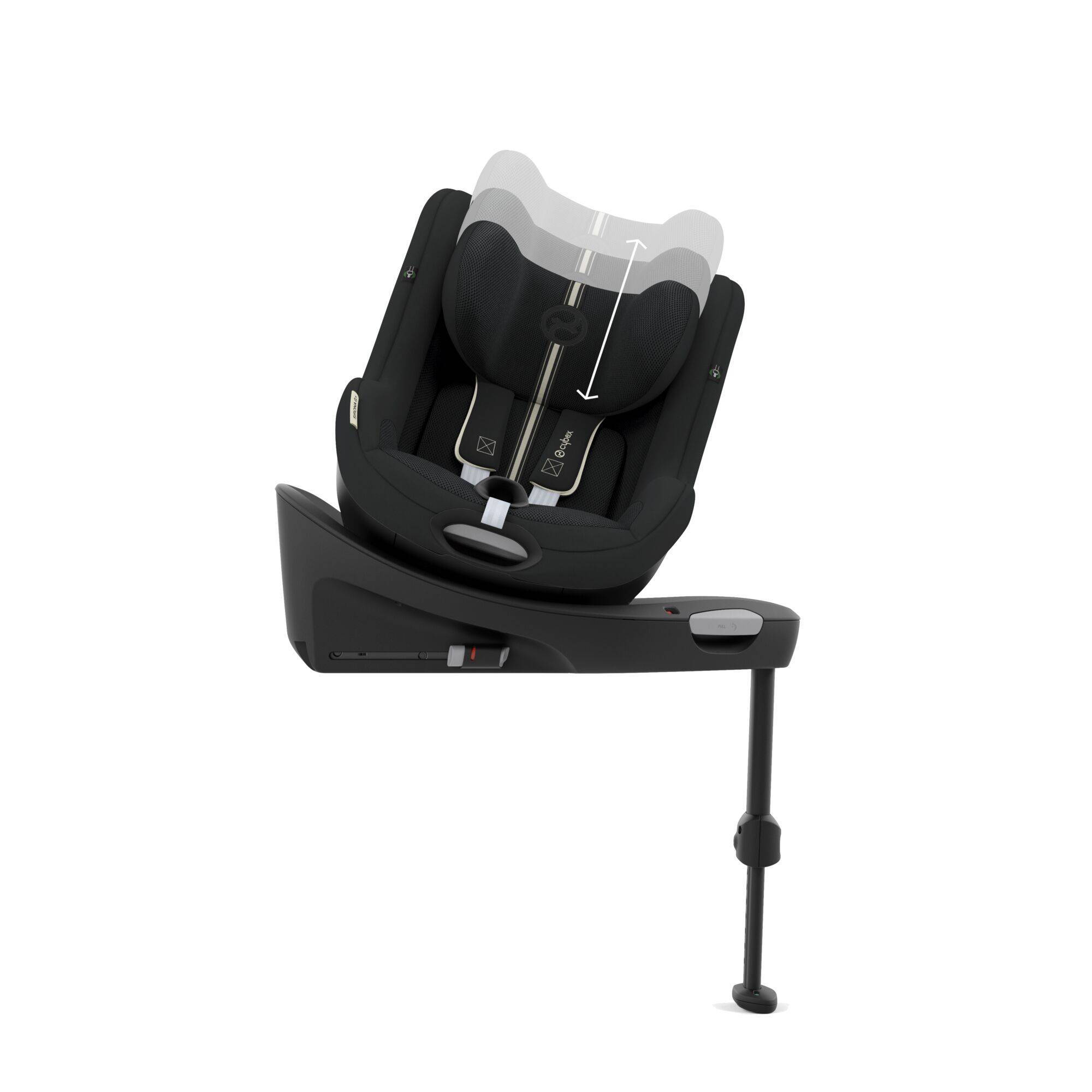 Автокрісло Cybex Sirona G Plus i-Size група 0+_1(61-105 см), чорне підголівник