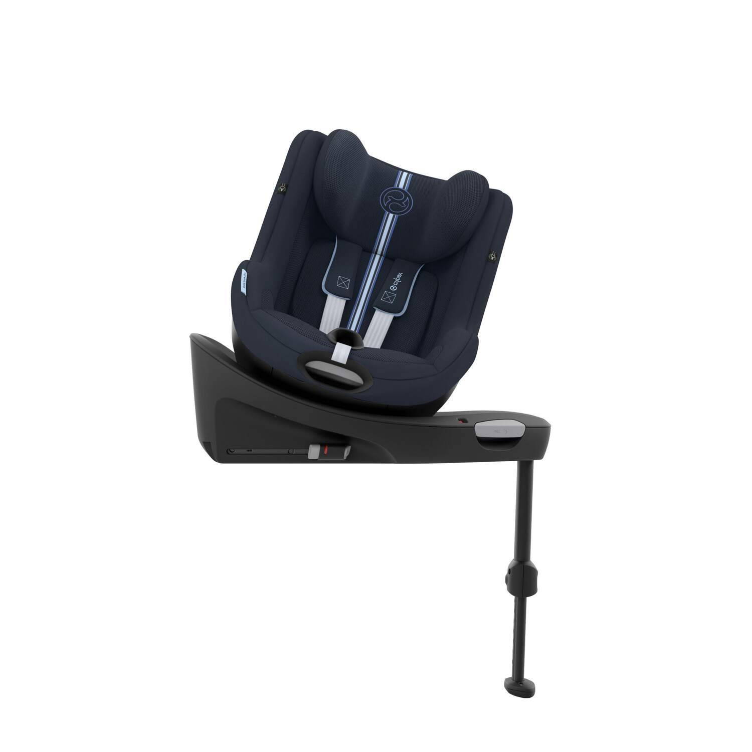 Автокрісло Cybex Sirona G Plus i-Size група 0+_1(61-105 см), синє бік база