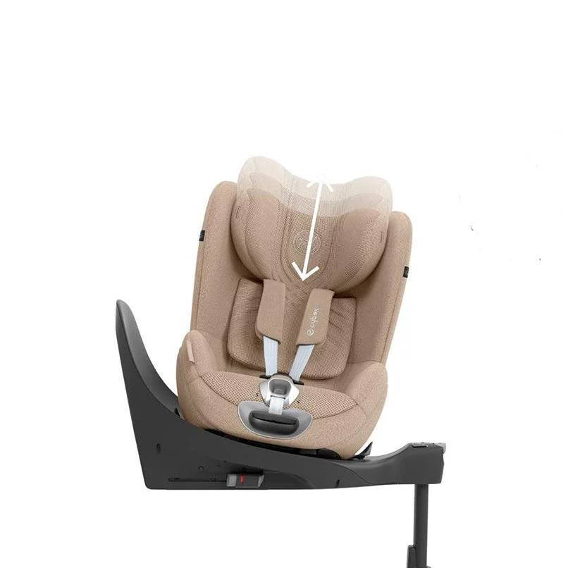 Автокрісло Cybex Sirona T Plus i-Size група 0+_1(45-105 см), беж підголівник
