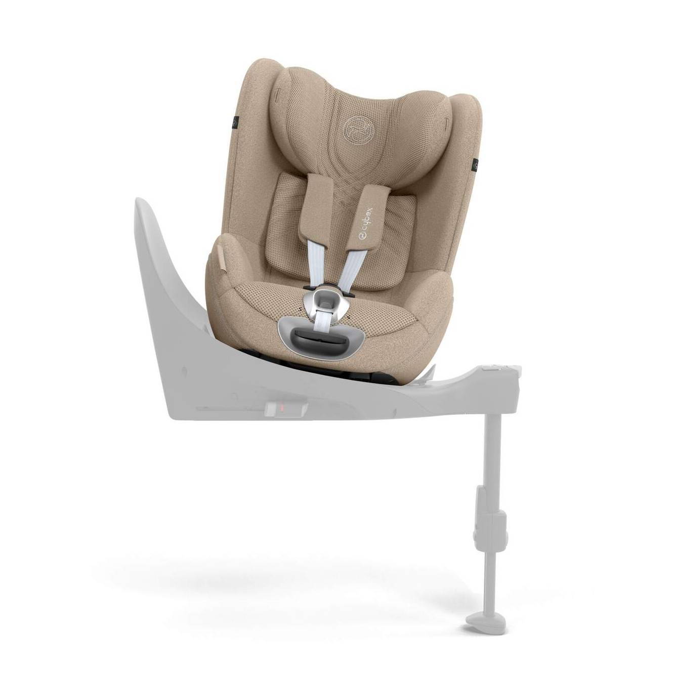 Автокрісло Cybex Sirona T Plus i-Size група 0+_1(45-105 см), бежеве бік