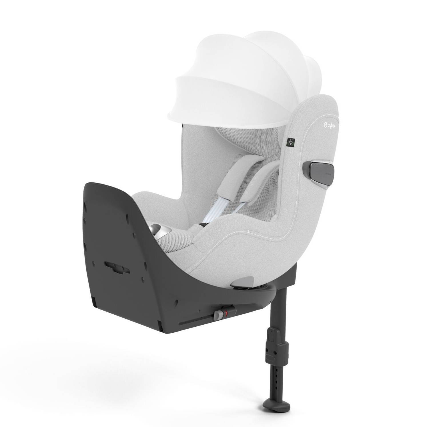 Автокрісло Cybex Sirona T Plus i-Size група 0+_1(45-105 см), біле капюшон