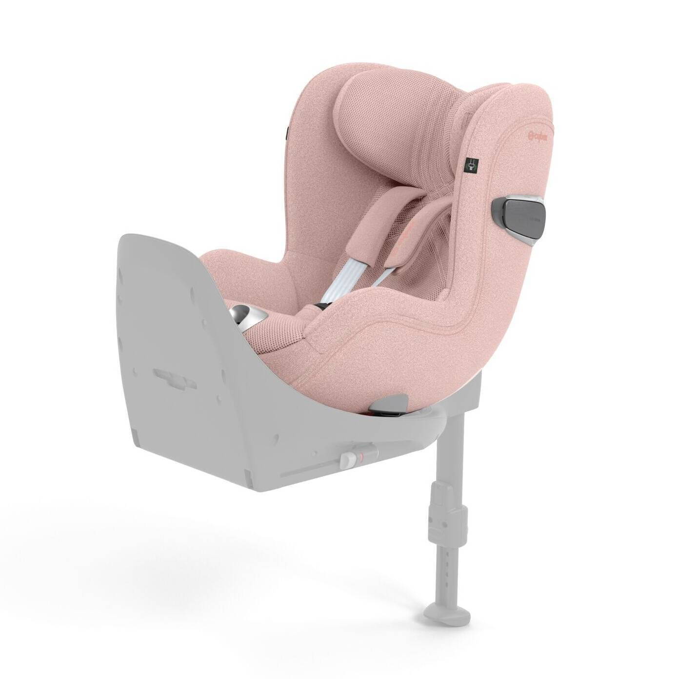 Автокрісло Cybex Sirona T Plus i-Size група 0+_1(45-105 см), рожеве без бази