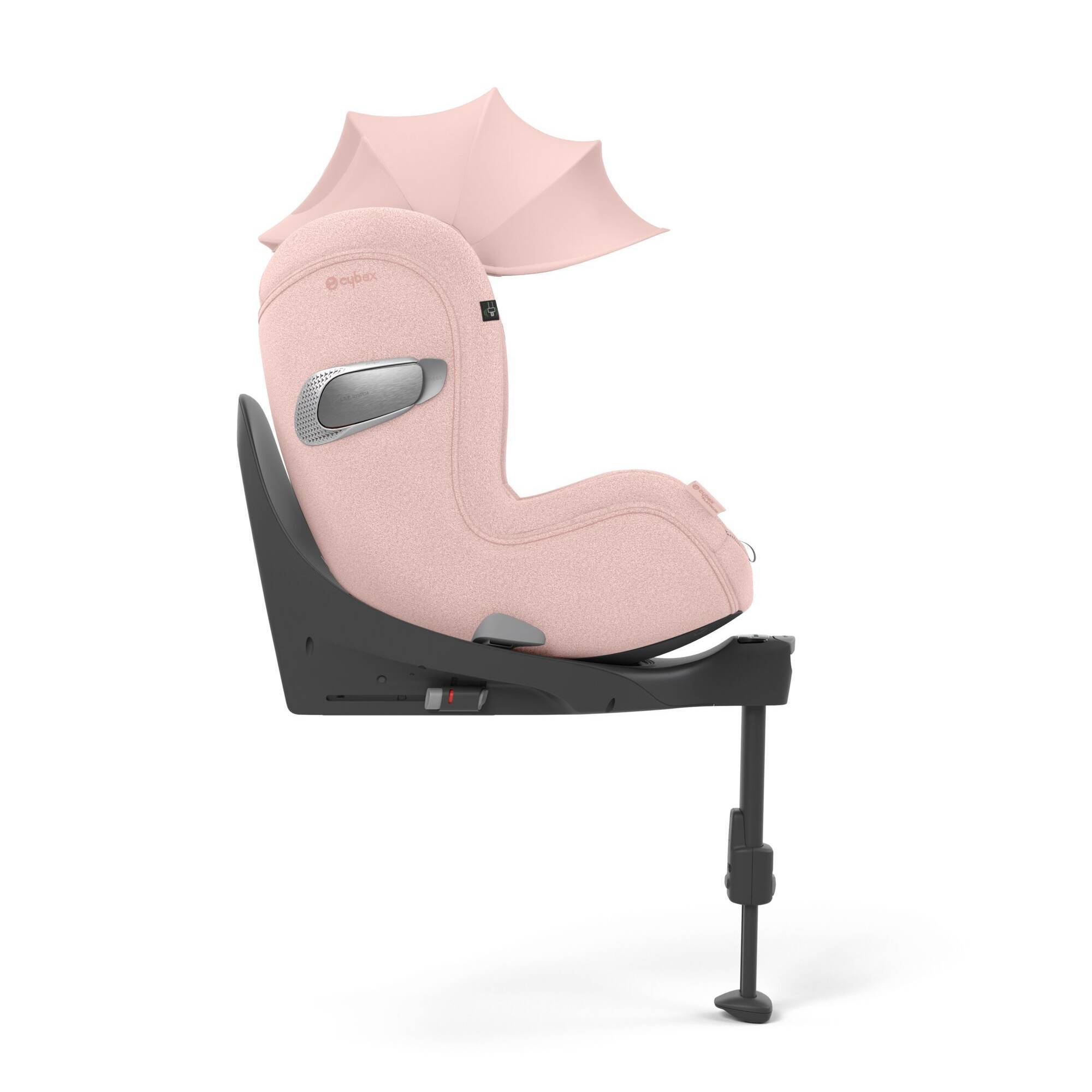Автокрісло Cybex Sirona T Plus i-Size група 0+_1(45-105 см), рожеве бік капюшон