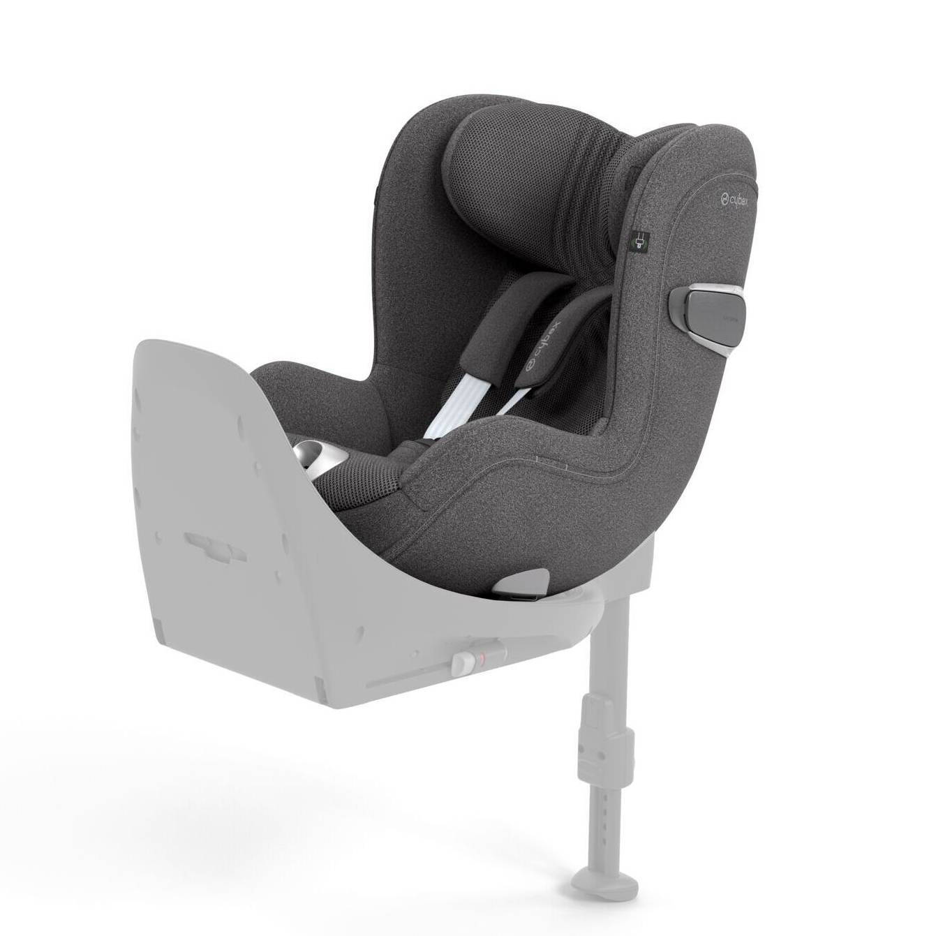 Автокрісло Cybex Sirona T Plus i-Size група 0+_1(45-105 см), сіре без бази