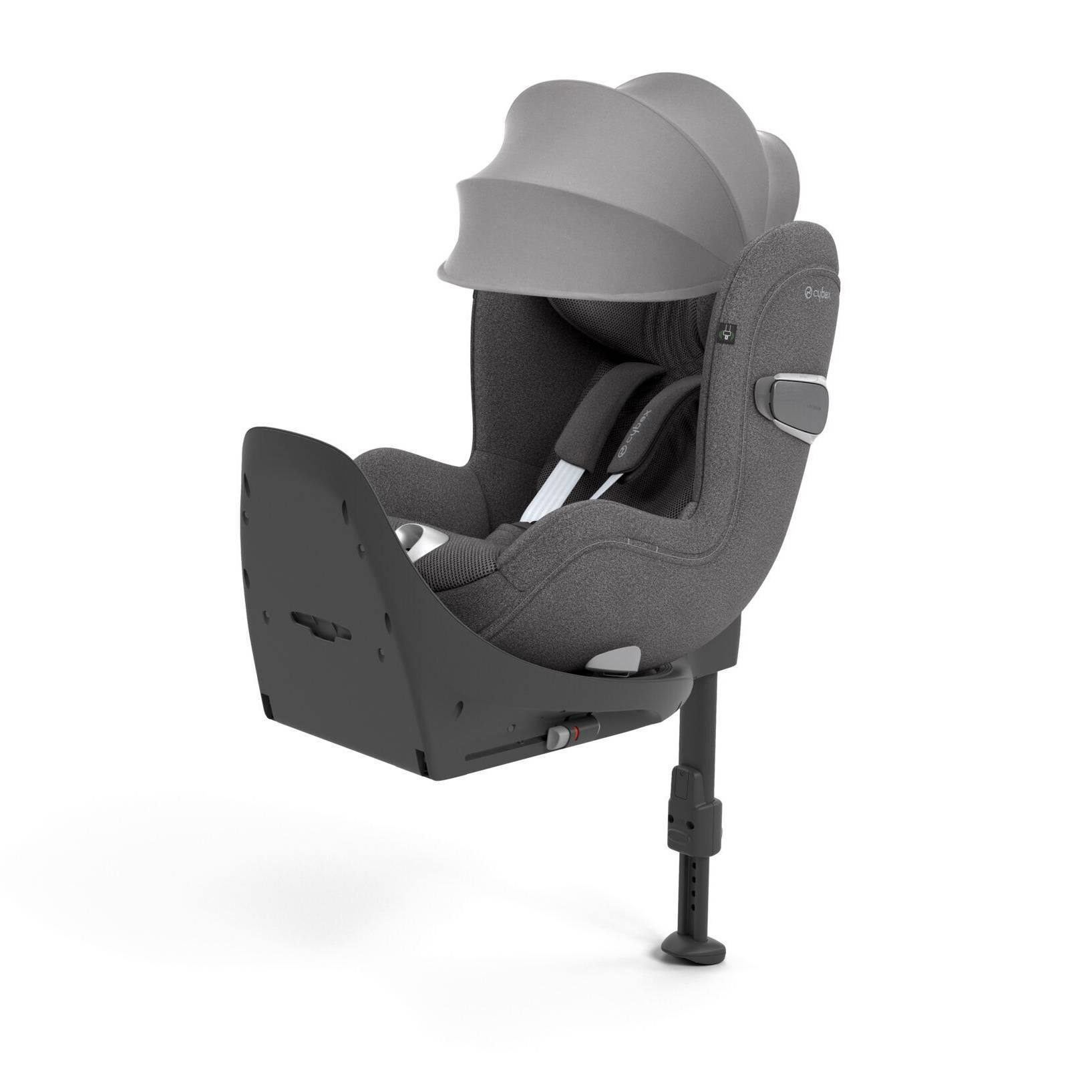 Автокрісло Cybex Sirona T Plus i-Size група 0+_1(45-105 см), сіре капюшон