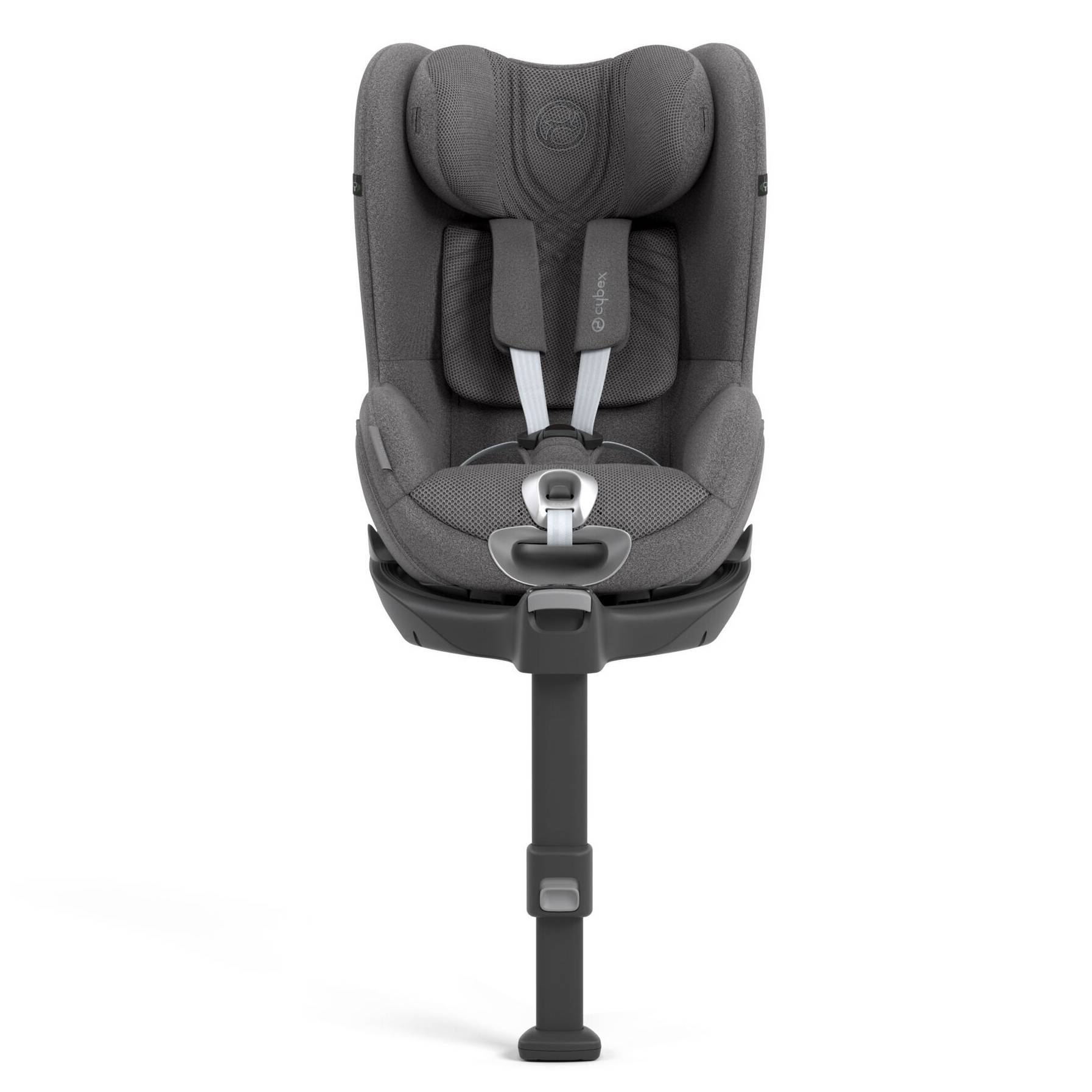 Автокрісло Cybex Sirona T Plus i-Size група 0+_1(45-105 см), сіре перед