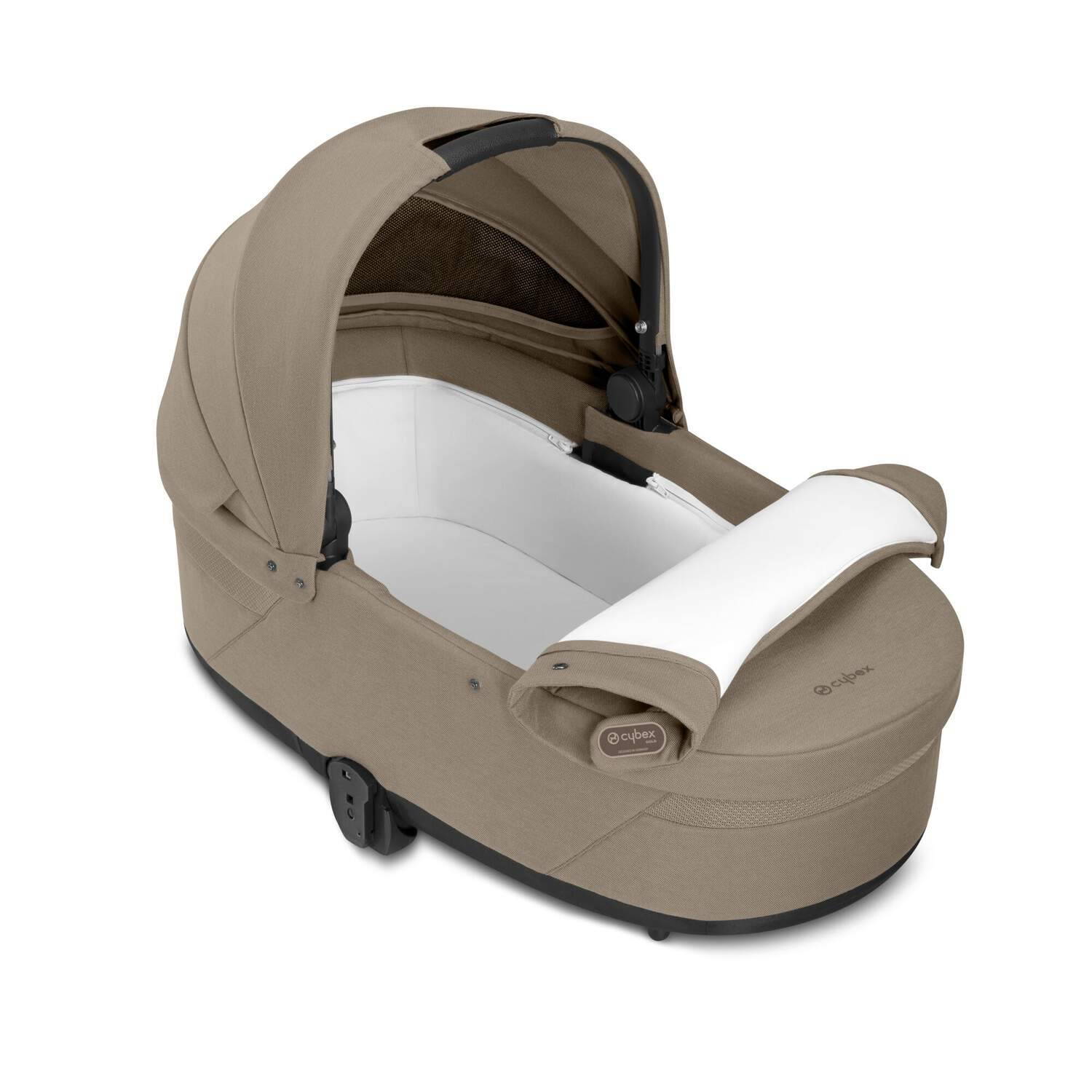 Коляска 2 в 1 Cybex Balios S Lux Beige, бежева люлька матрац