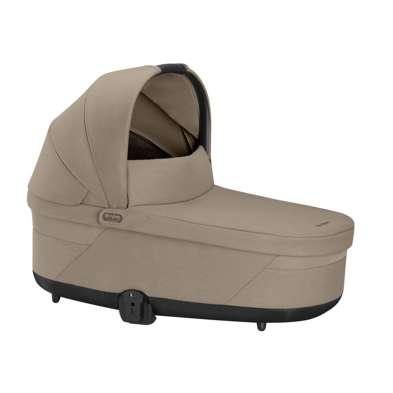 Коляска 2 в 1 Cybex Balios S Lux Beige, бежева люлька захист