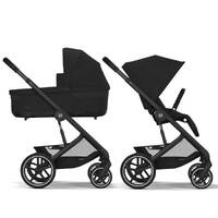 Коляска 2 в 1 Cybex Balios S Lux Black, черная две