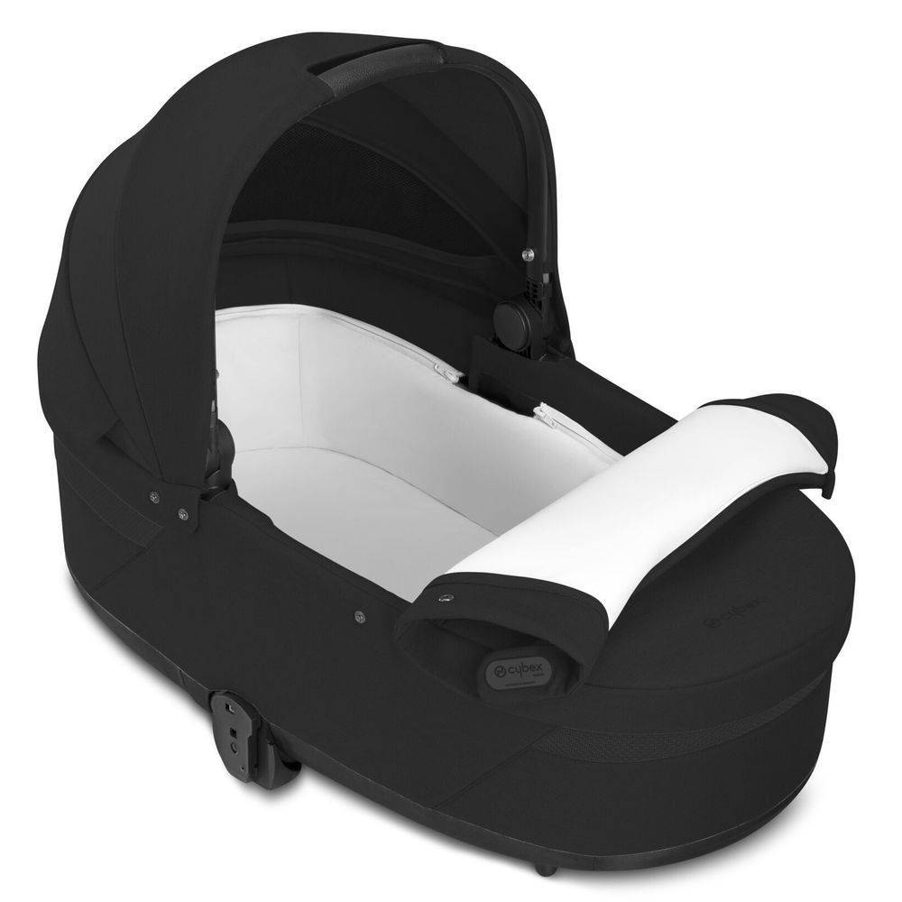 Коляска 2 в 1 Cybex Balios S Lux Black, чорна матрац|