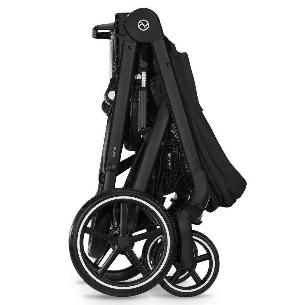 Коляска 2 в 1 Cybex Balios S Lux Black, чорна складання