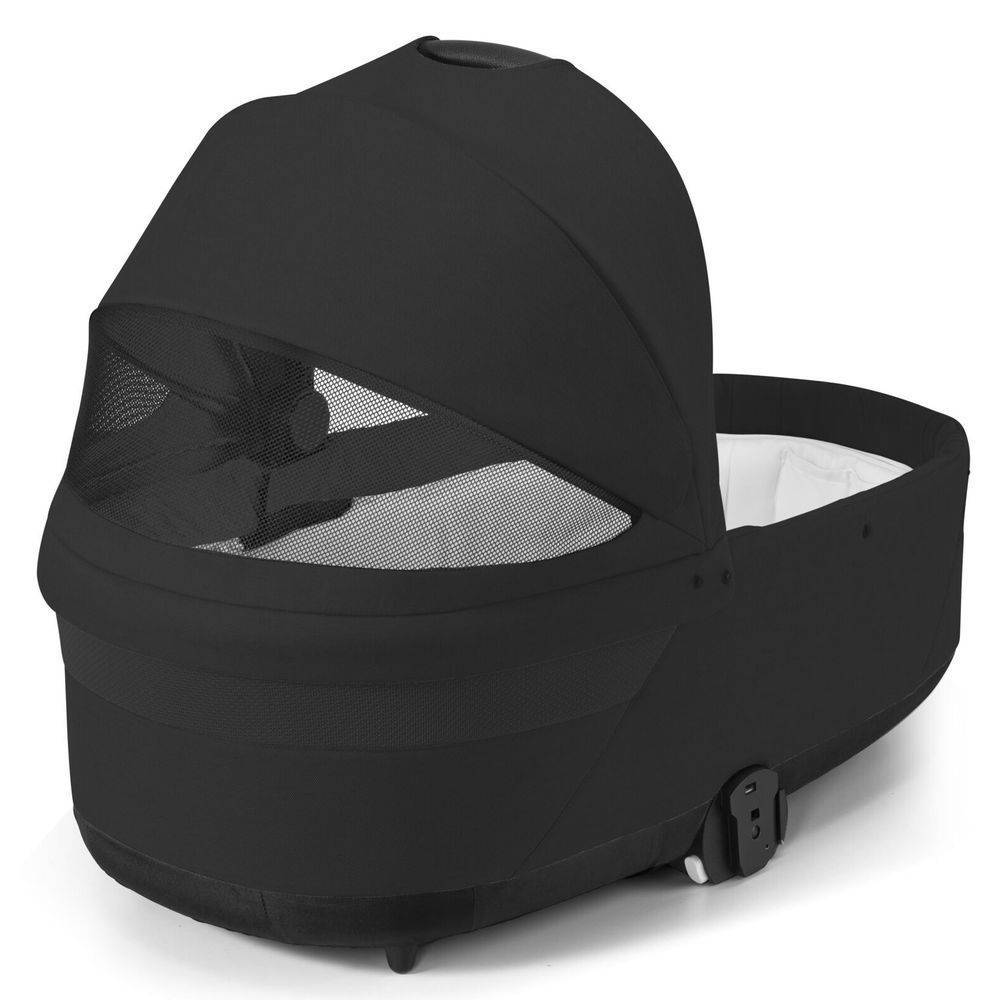 Коляска 2 в 1 Cybex Balios S Lux Black, чорна вікно|