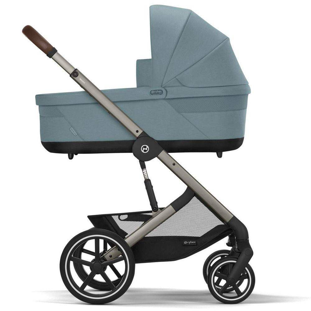 Коляска 2 в 1 Cybex Balios S Lux Blue, синя шасі