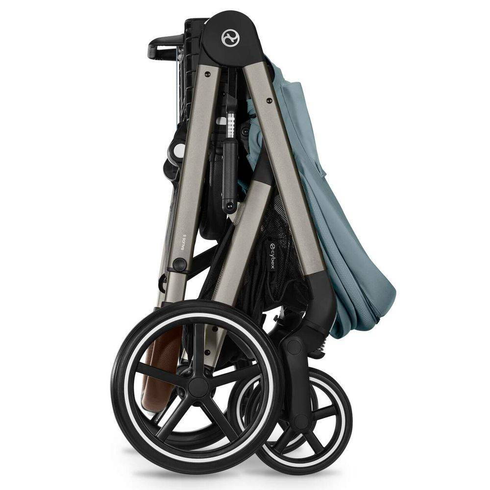 Коляска 2 в 1 Cybex Balios S Lux Blue, синя складання