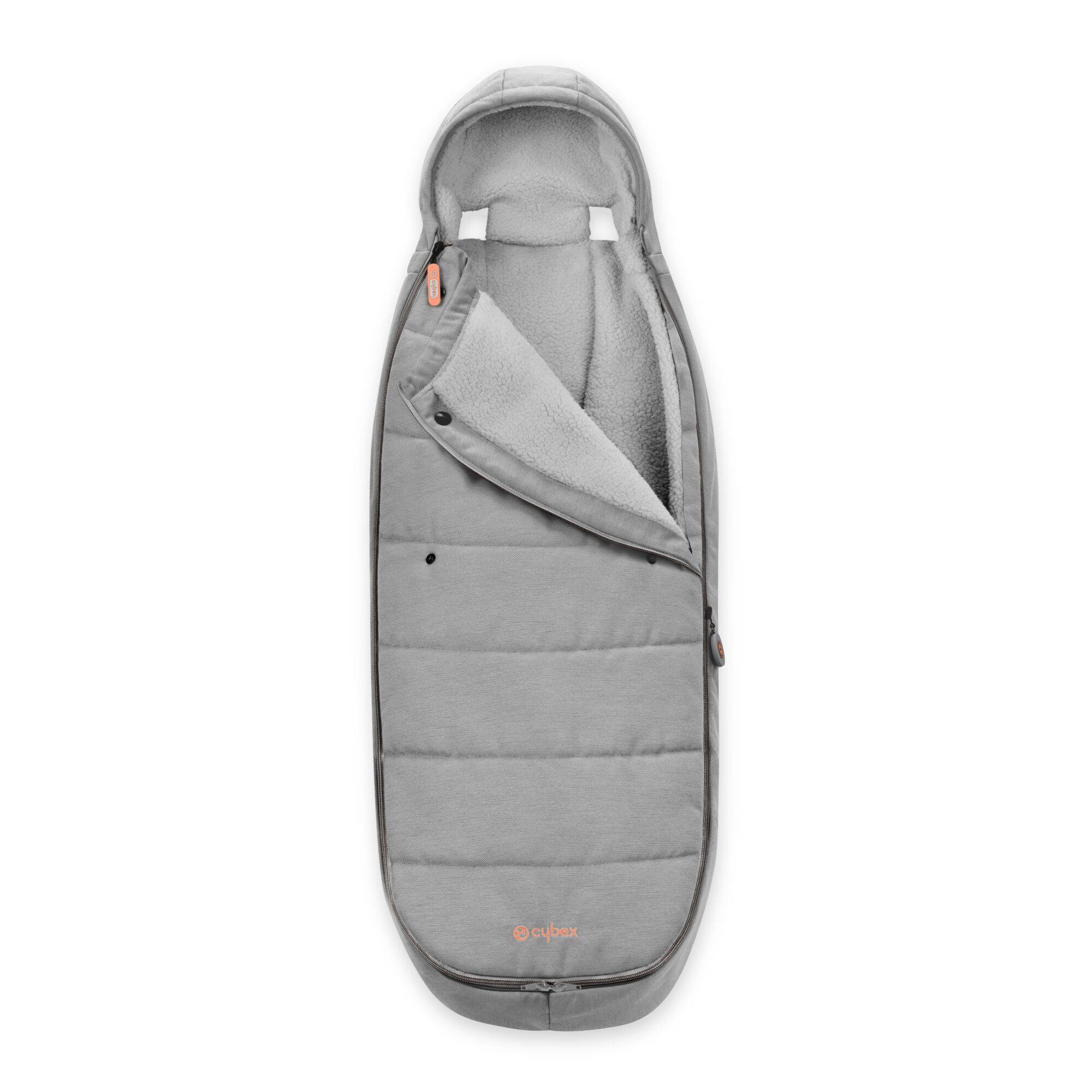 Коляска 2 в 1 Cybex Balios S Lux, чохол для ніг сірий