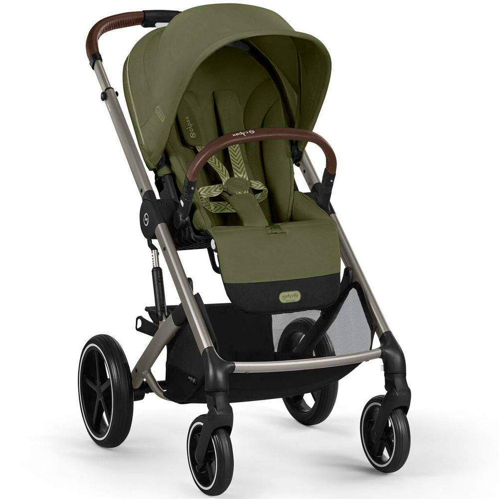 Коляска 2 в 1 Cybex Balios S Lux Green, зелена прогулянка