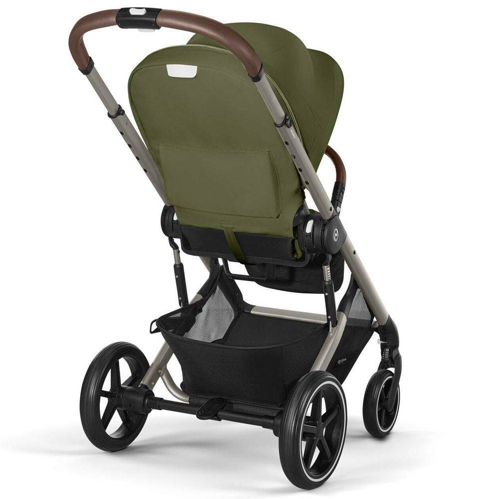 Коляска 2 в 1 Cybex Balios S Lux Green, зелена ручка