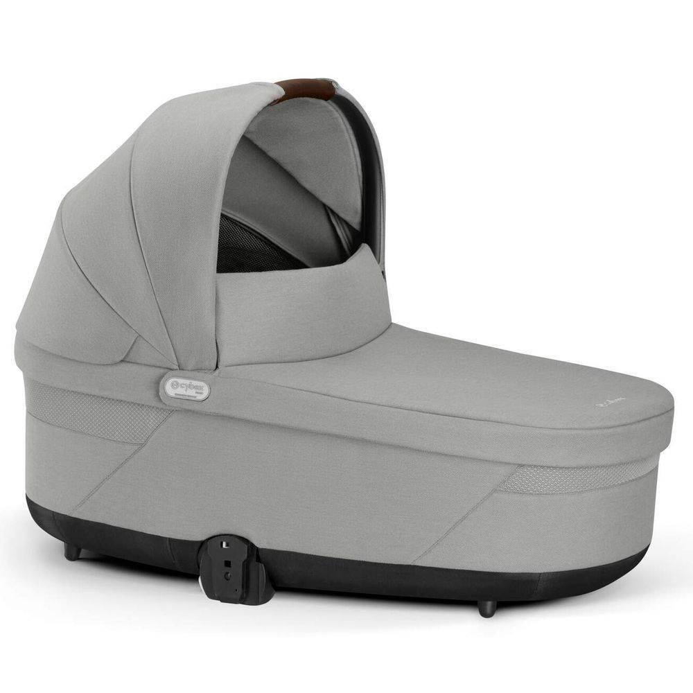 Коляска 2 в 1 Cybex Balios S Lux Grey, сіра люлька|