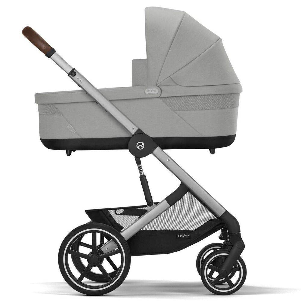 Коляска 2 в 1 Cybex Balios S Lux Grey, сіра шасі
