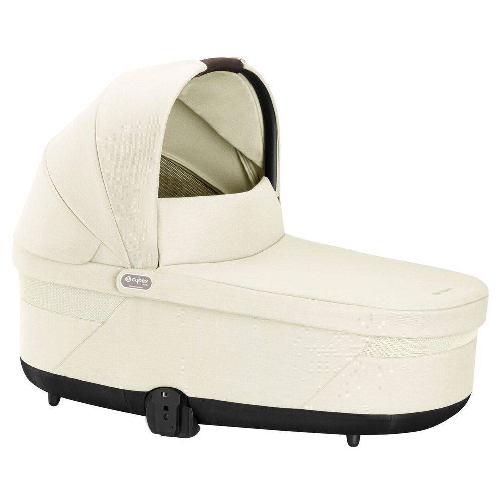 Коляска 2 в 1 Cybex Balios S Lux Seashell Beige, світло-бежева люлька