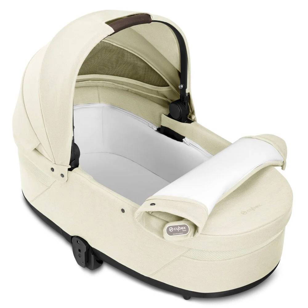 Коляска 2 в 1 Cybex Balios S Lux Seashell Beige, світло-бежева матрац