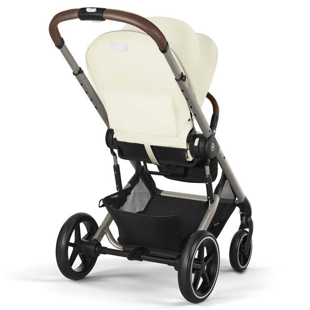 Коляска 2 в 1 Cybex Balios S Lux Seashell Beige, світло-бежева ручка