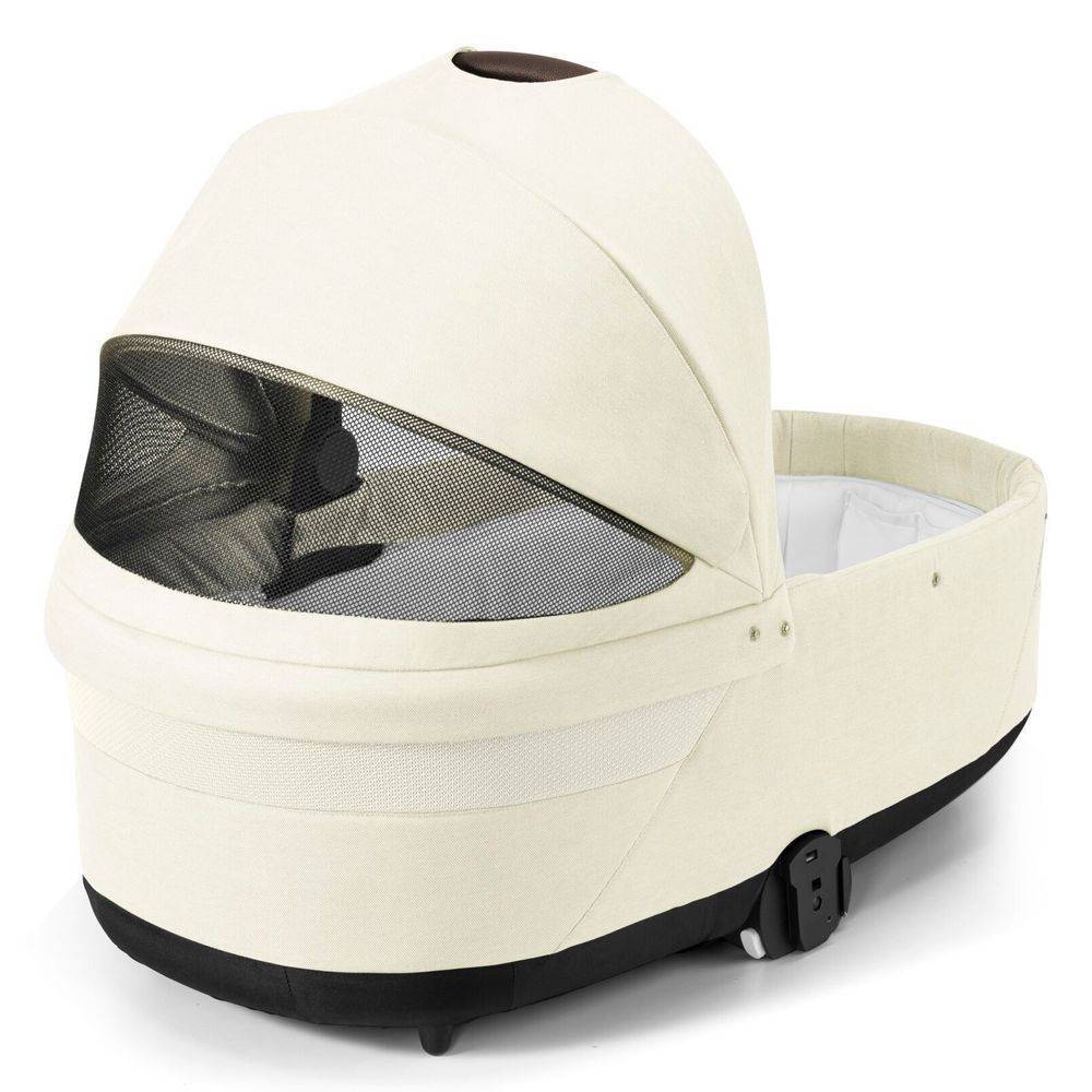 Коляска 2 в 1 Cybex Balios S Lux Seashell Beige, світло-бежева вікно