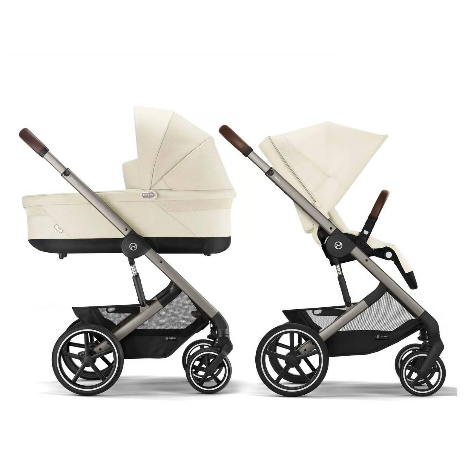 Коляска 2 в 1 Cybex Balios S Lux, світло бежева дві
