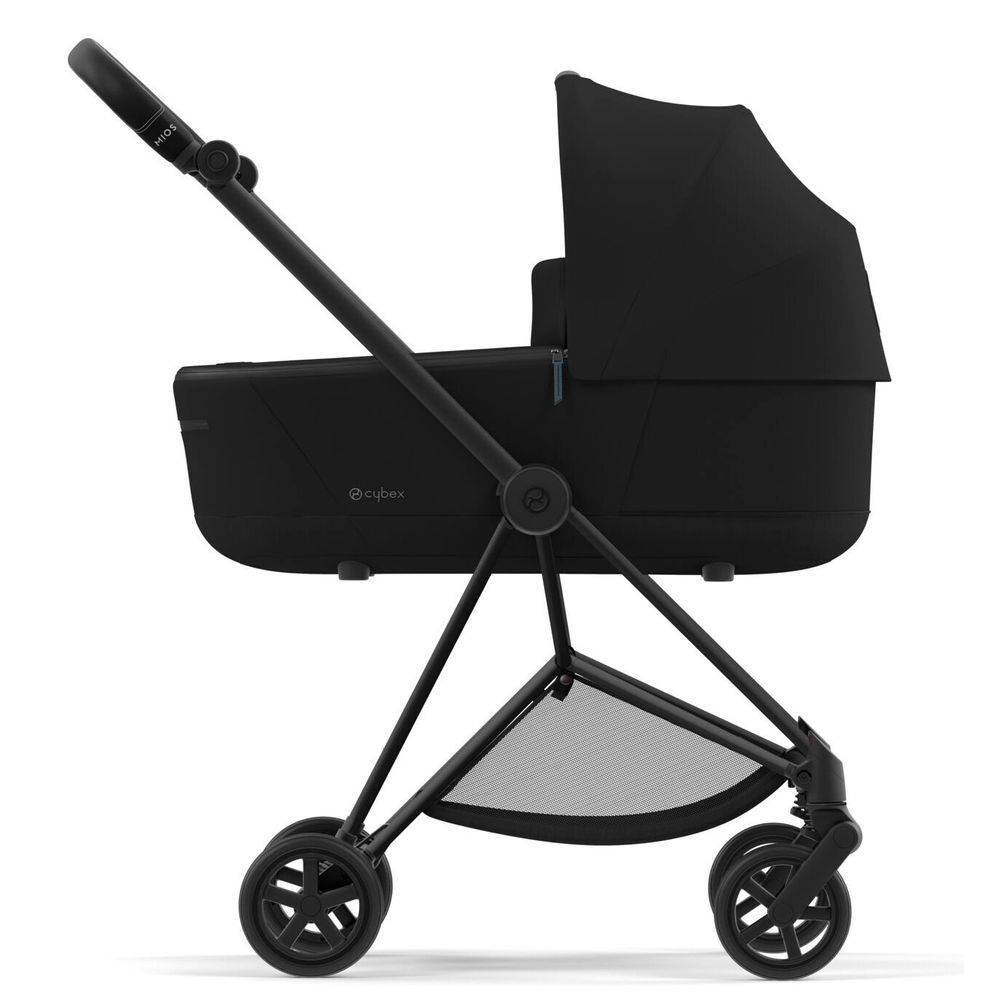 Коляска 2 в 1 Cybex Mios Matt Black, чорна шасі