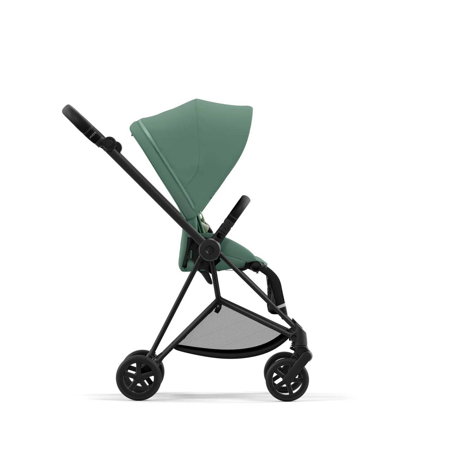 Коляска 2 в 1 Cybex Mios Matt Green, зелена бік