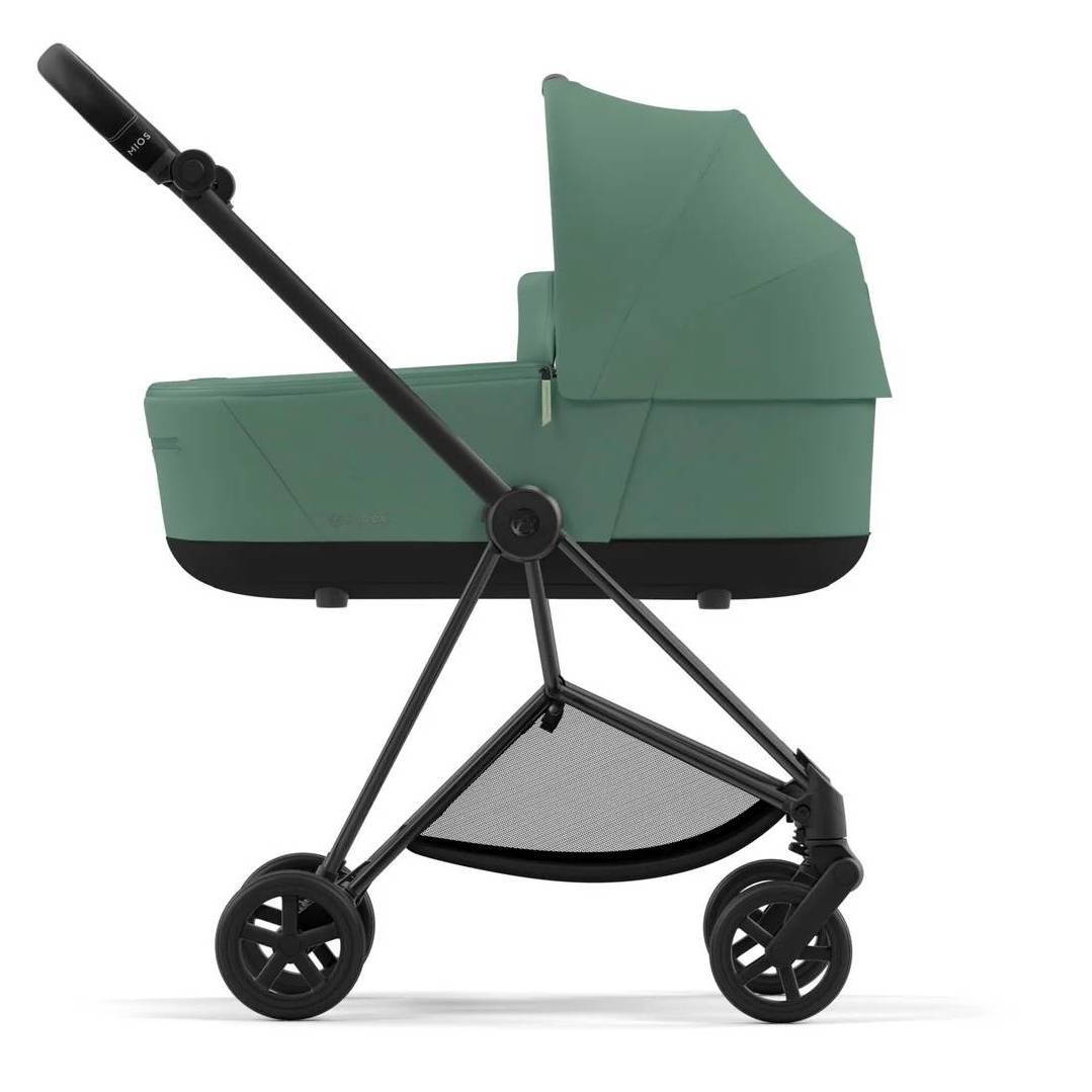 Коляска 2 в 1 Cybex Mios Matt Green, зелена шасі матове