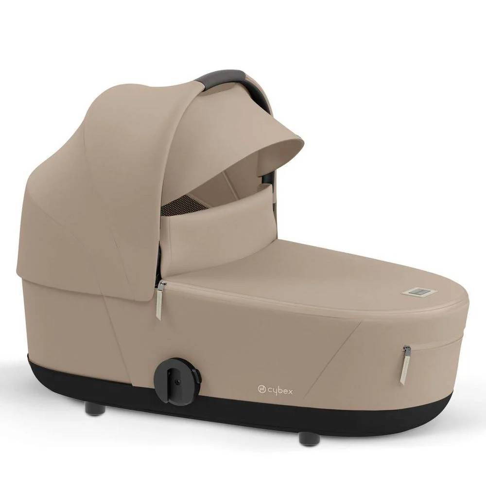 Коляска 2 в 1 Cybex Mios Rose Gold Beige, бежева люлька капюшон