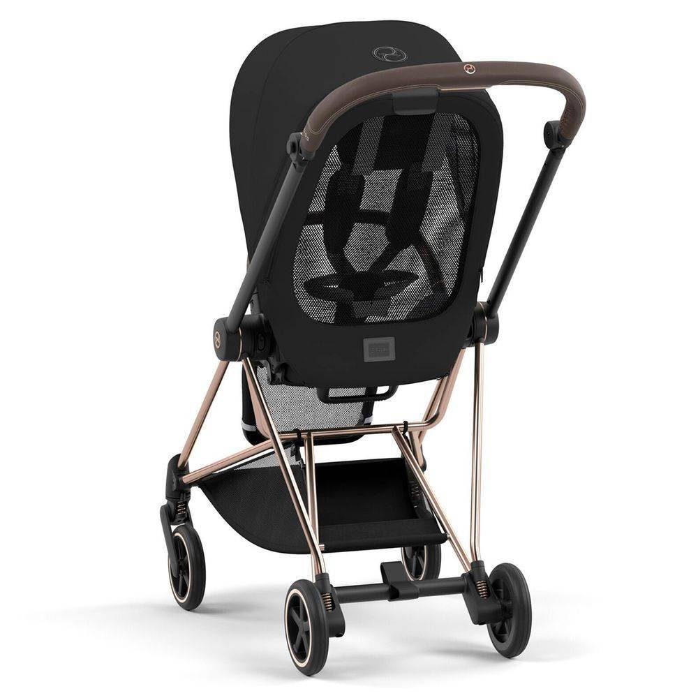 Коляска 2 в 1 Cybex Mios Rose Gold Black, чорна ручка