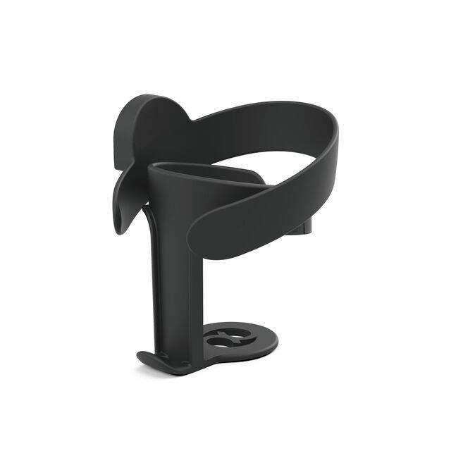 Коляска 2 в 1 Cybex Priam Rose Gold Black, чорна підстаканник