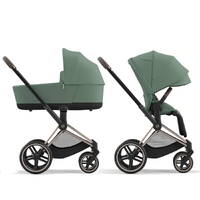 Коляска 2 в 1 Cybex Priam Rose Gold Green, зелена дві