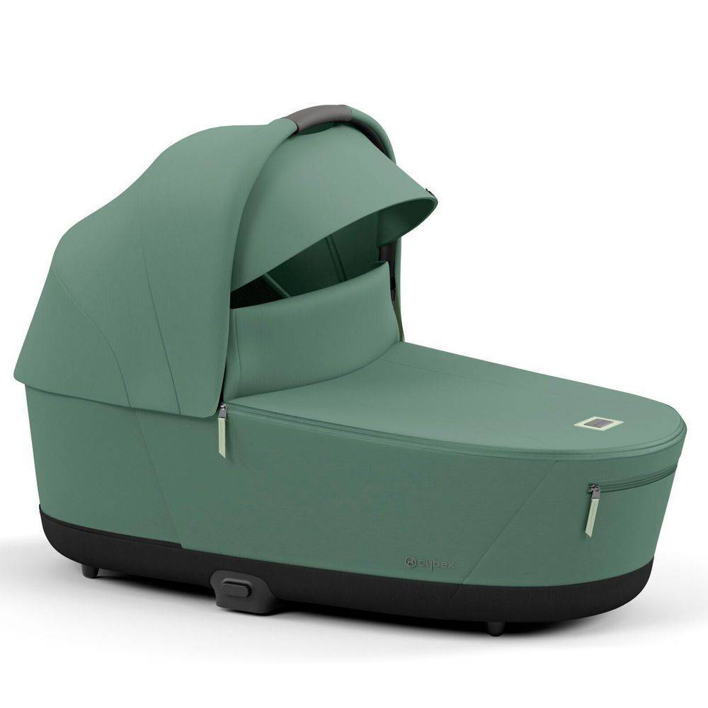 Коляска 2 в 1 Cybex Priam Rose Gold Green, зелена люлька